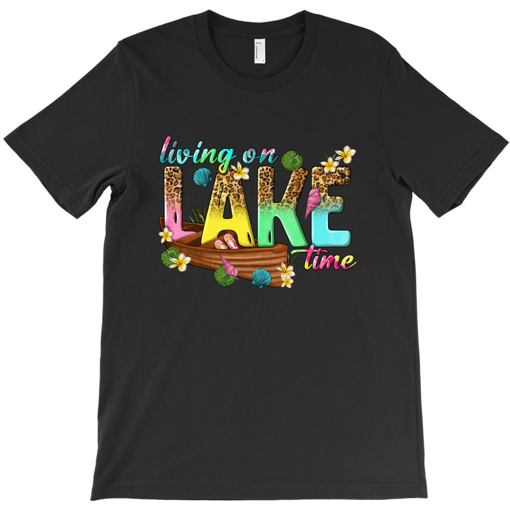 living on lake time T-Shirt