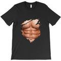 chest six pack abs muscles bodybuilder T-Shirt