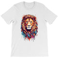 Psychedelic Graphic Design with A Lion T-Shirt