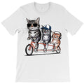 cool three cats T-Shirt