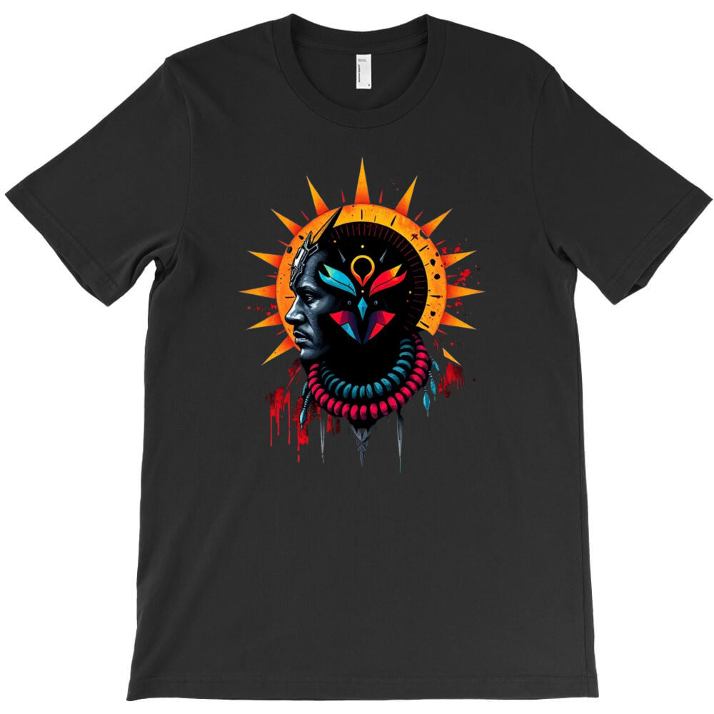 Hybrid Solar Eclipse And Maasai Warrior T-Shirt