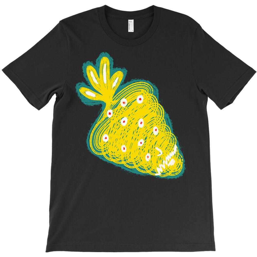 whimsical yellow pineapple sketch T-Shirt
