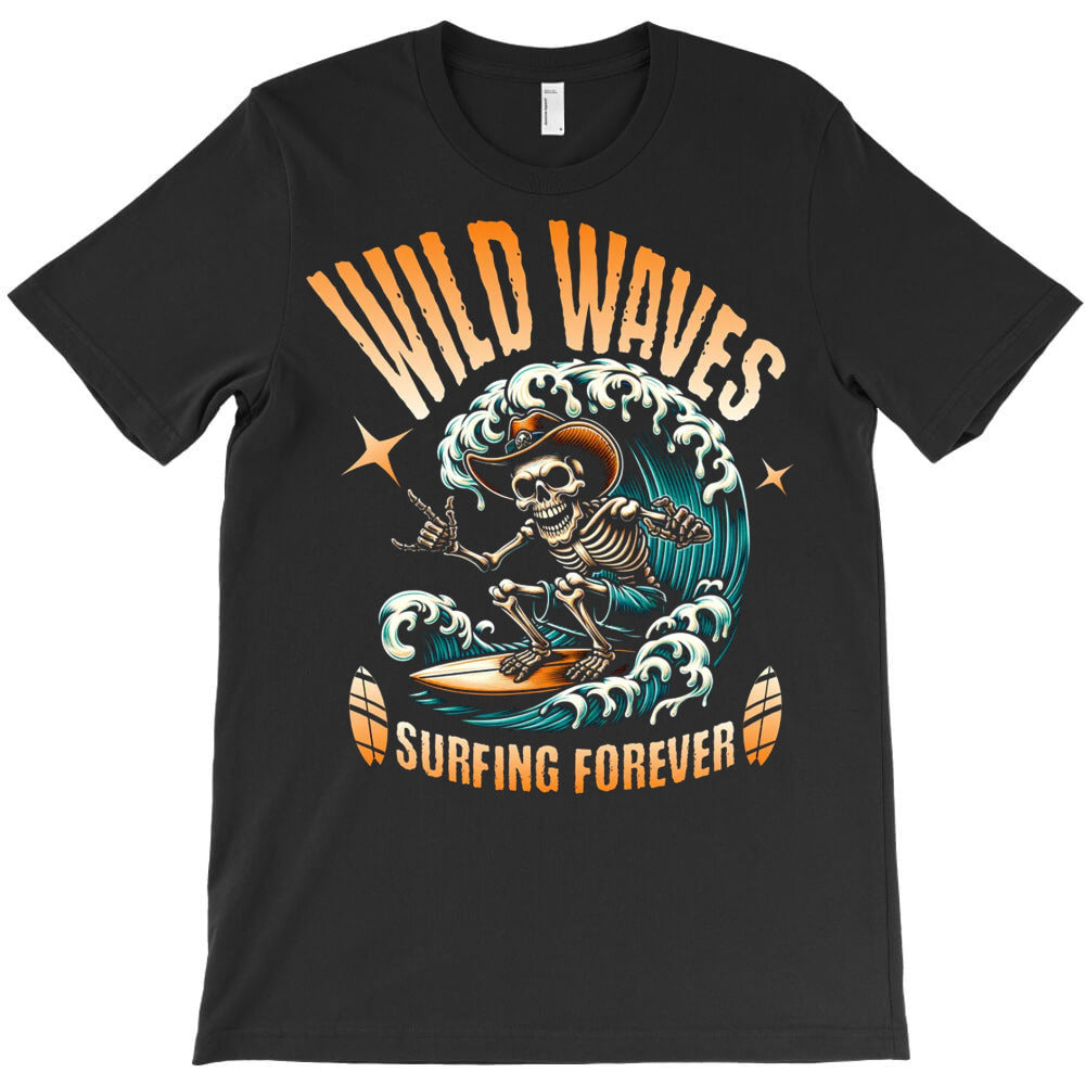 Wild Waves Surfing Forever T-Shirt