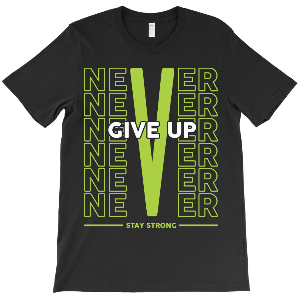 Never give up, Asim T-Shirt