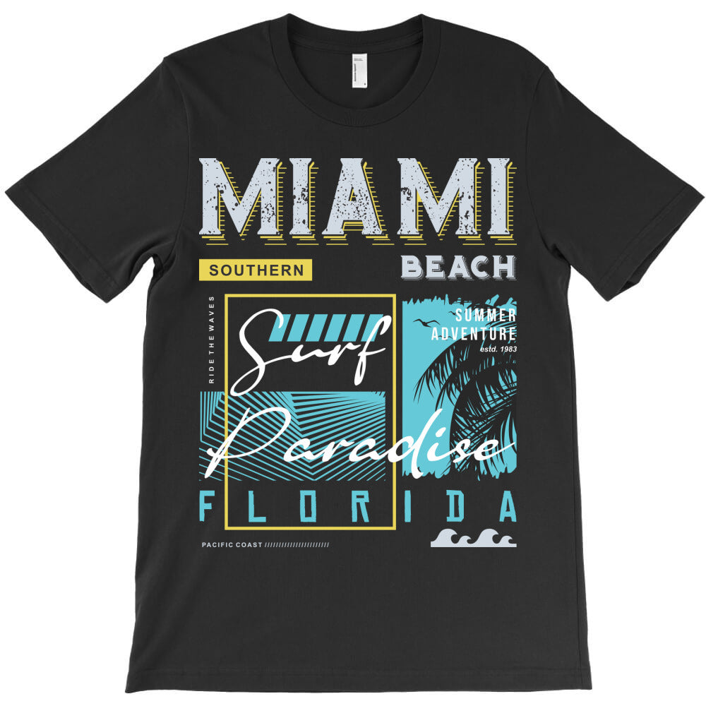 Mi*ami, Southern, Summer, America, Asim T-Shirt