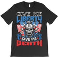 Give me liberty or give me death, skull, usa, Asim T-Shirt