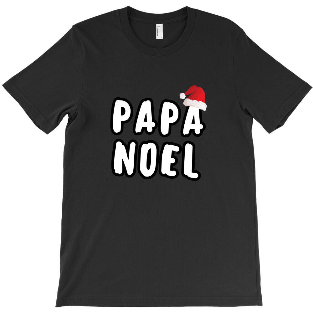 Papa Noel Santa Christmas Typography T-Shirt