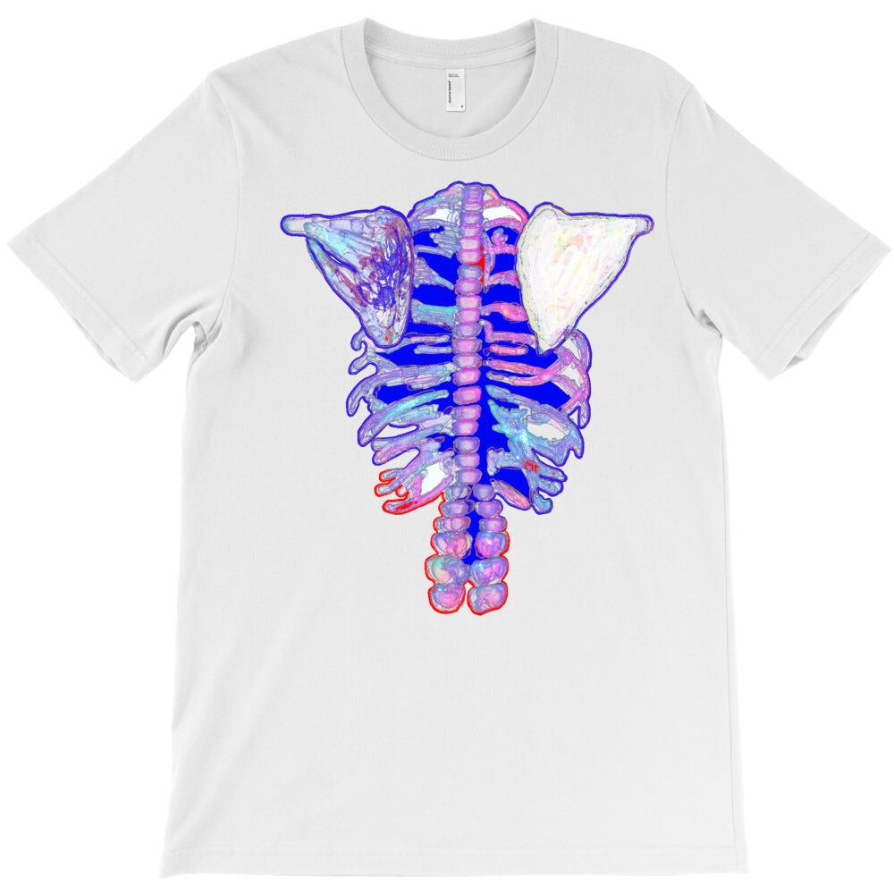 colorful anatomical skeleton art T-Shirt