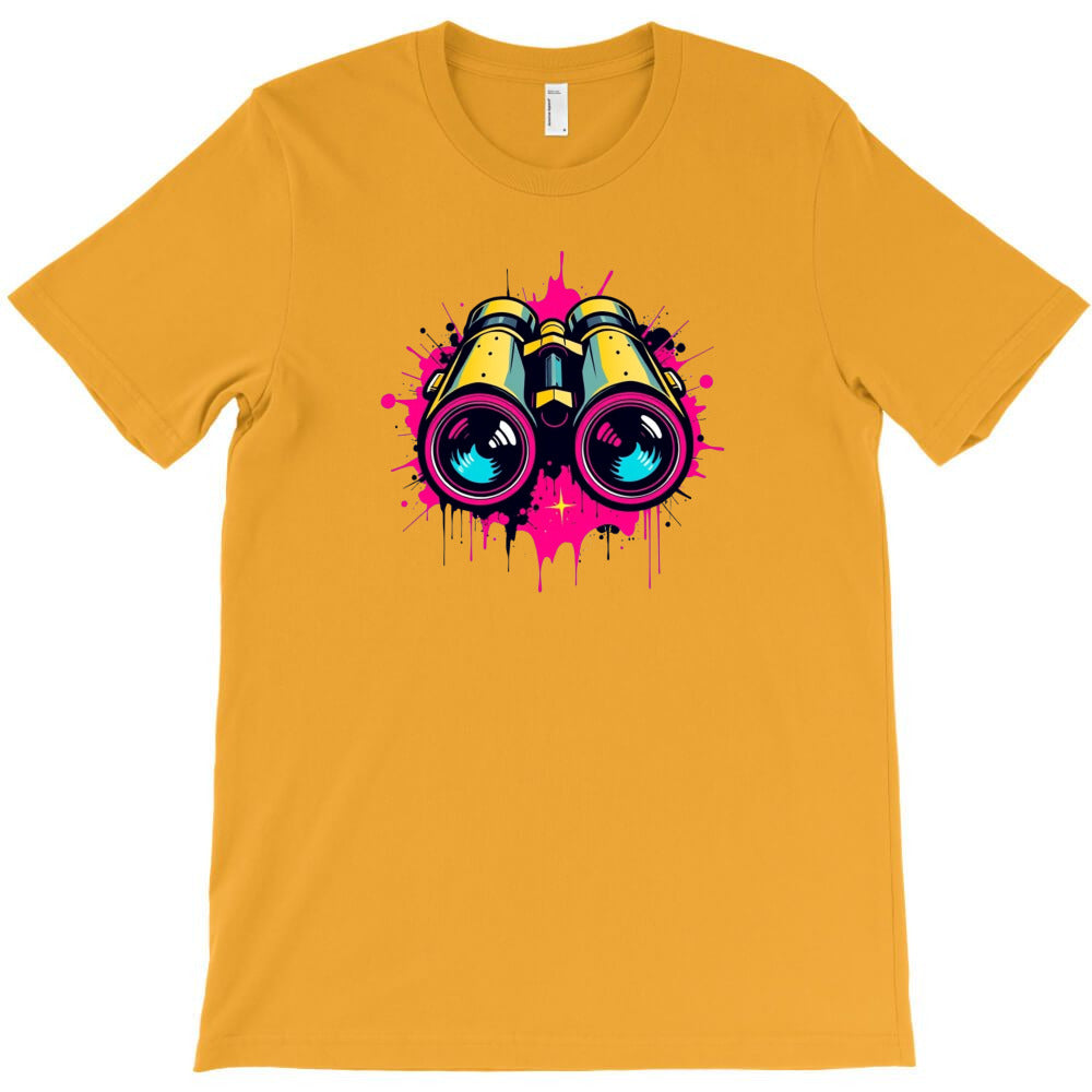 colorful graffiti binoculars T-Shirt