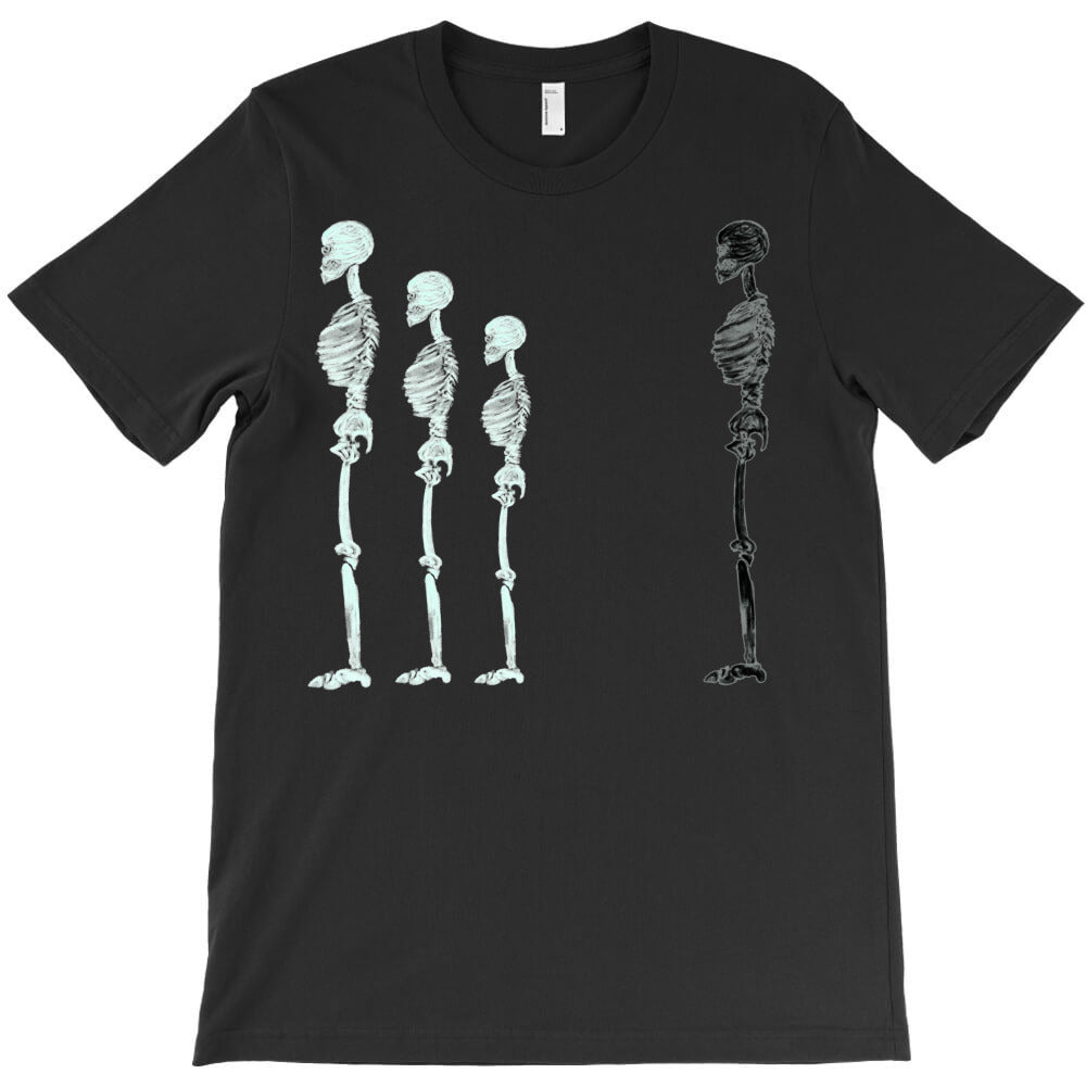 evolution of human skeletons T-Shirt