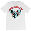 Heartbreaker Skateboard Checkered Valentines Day T-Shirt