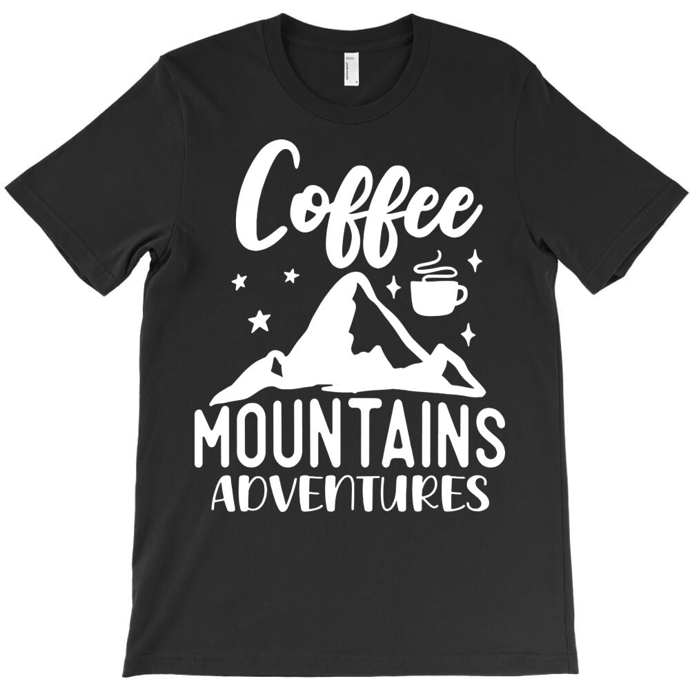 coffee mounains adventures T-Shirt