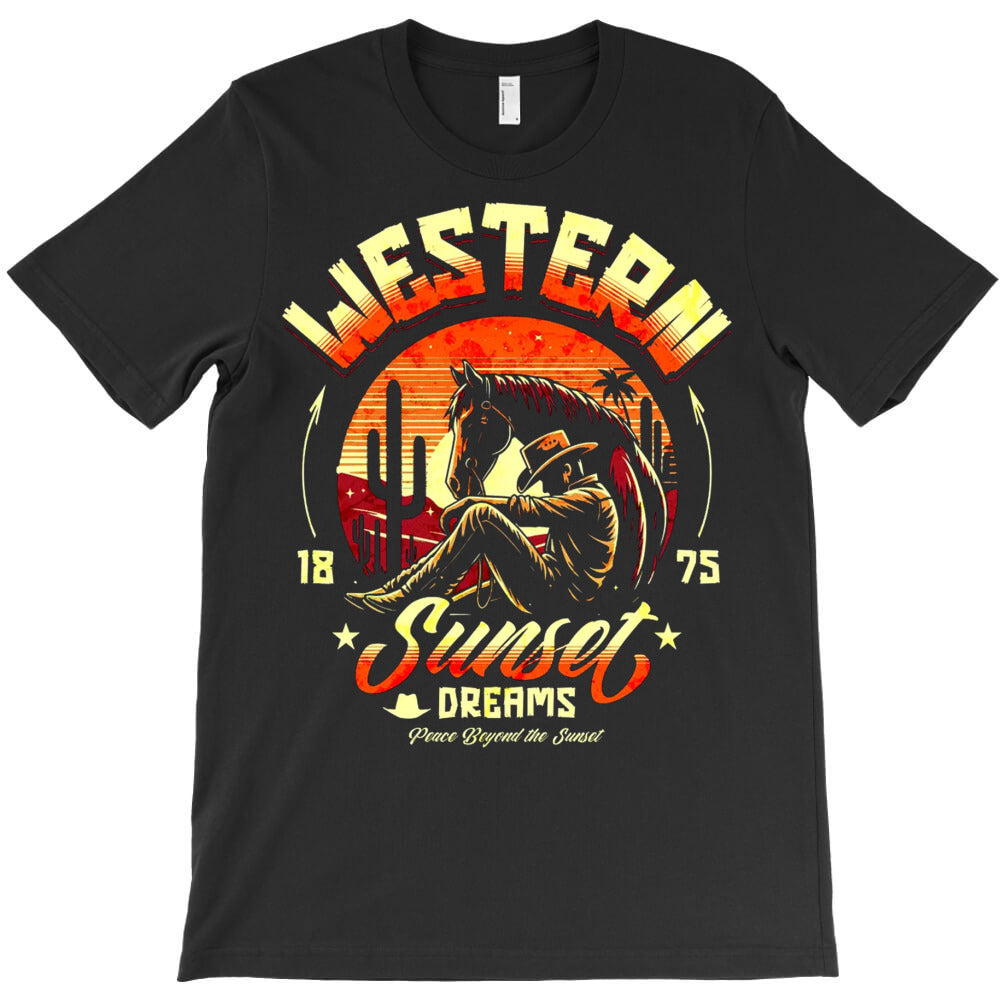Western Sunset Dreams T-Shirt