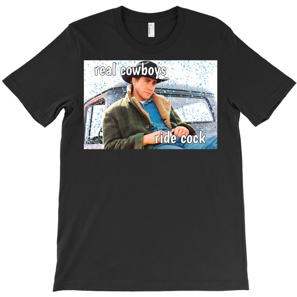 Funny Cowboy Meme Cock Jack Twist T-Shirt