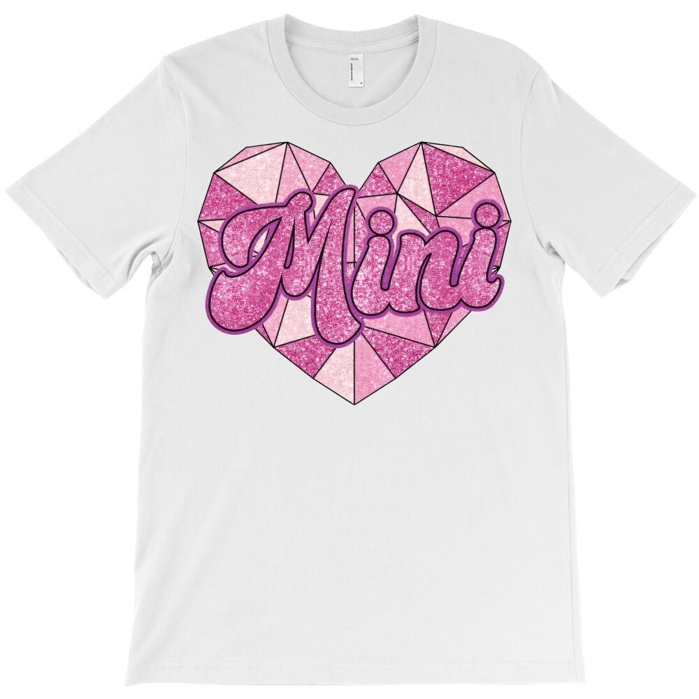 Sparkle Pink Heart Valentine T-Shirt
