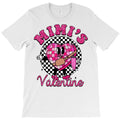Sparkling Mimis Valentine Heart Candy Checkered T-Shirt