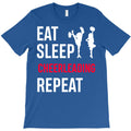 eat sleep cheerleading repeat funny cheerleader T-Shirt