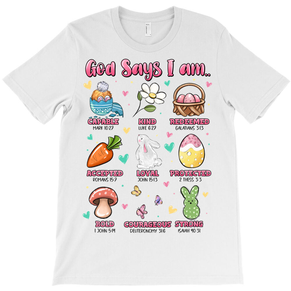inspirational attributes with easter themes T-Shirt
