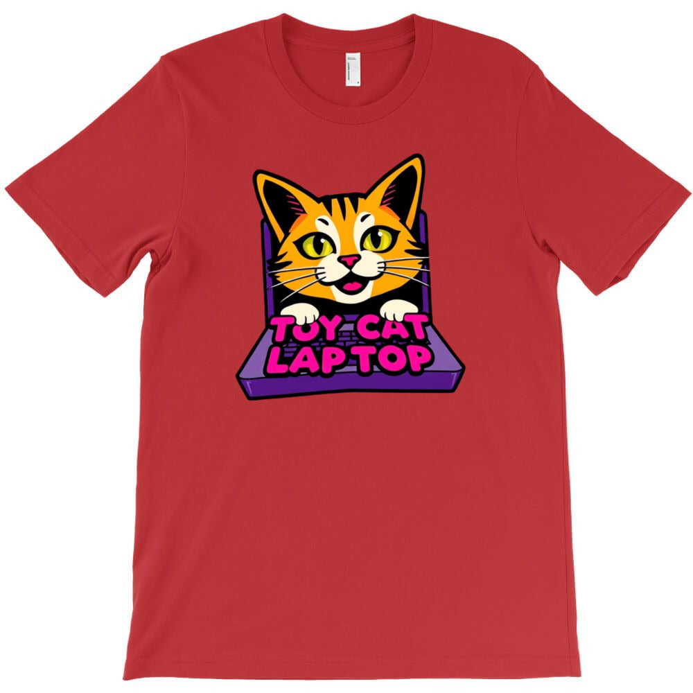 Toy Cat Laptop T-Shirt
