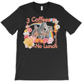 Floral 3 Coffees No Lunch T-Shirt