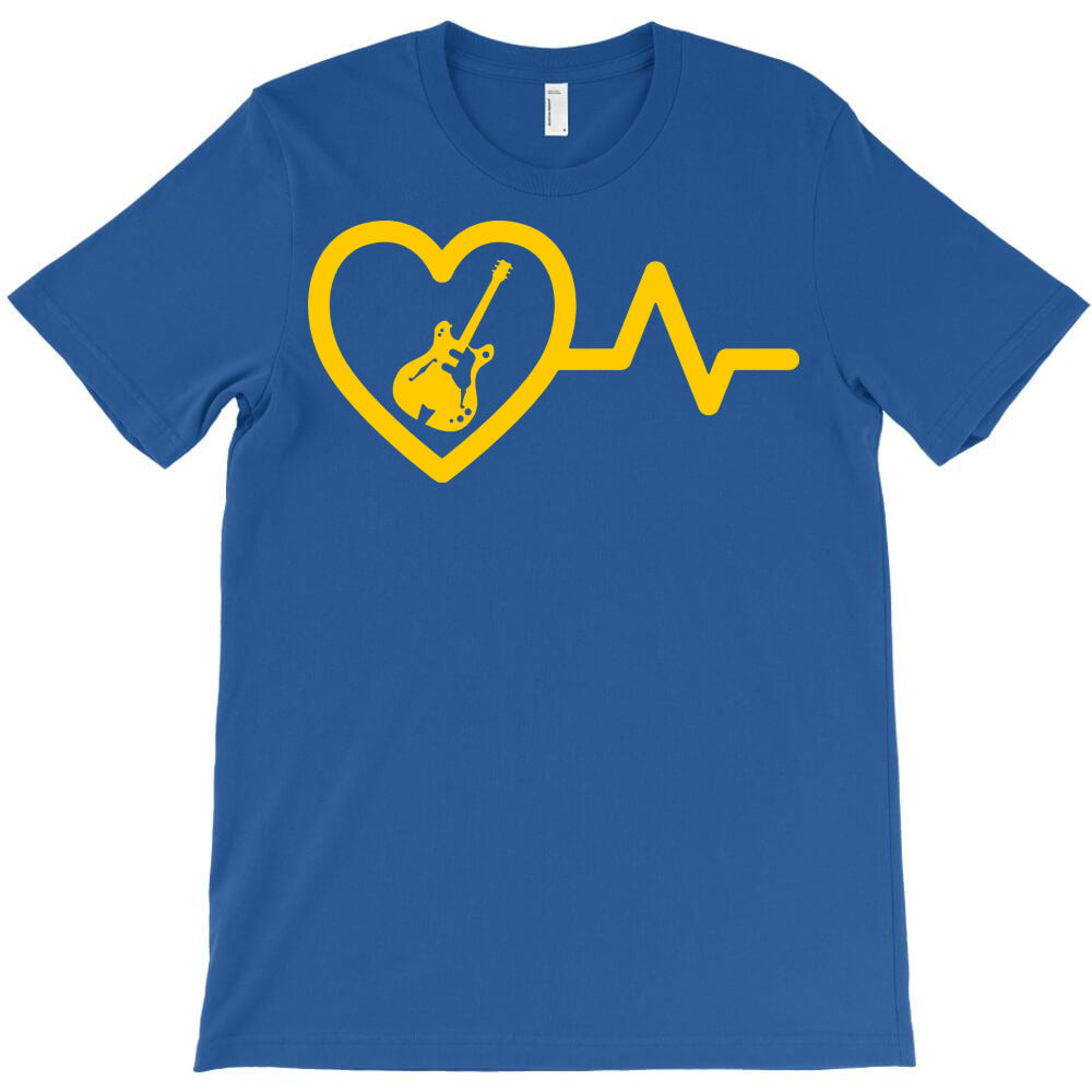 guitar heart beats T-Shirt