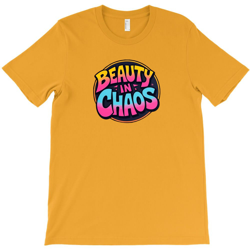 retro typography beauty in chaos T-Shirt