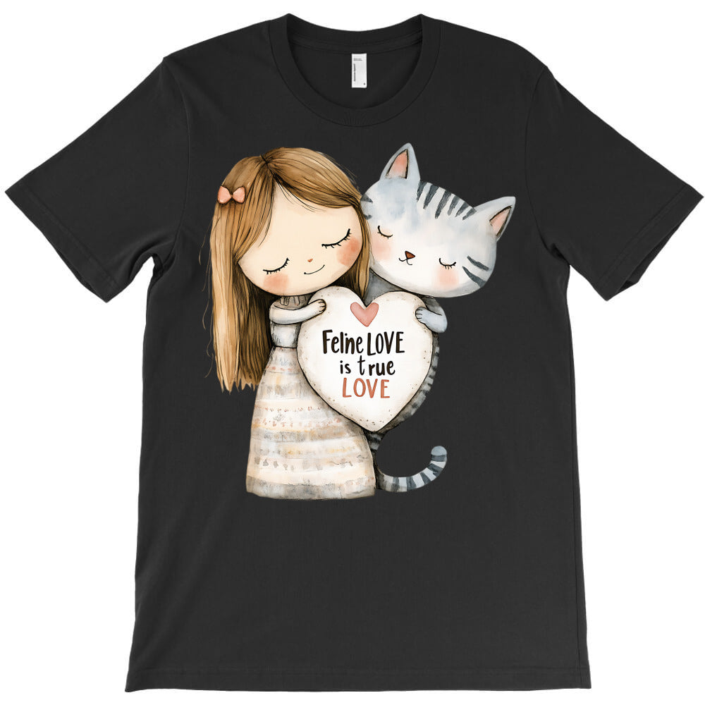 feline love is true love T-Shirt