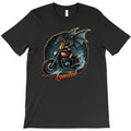 dragon rider on motorcycle T-Shirt