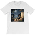 moonlit lakeside tranquility T-Shirt