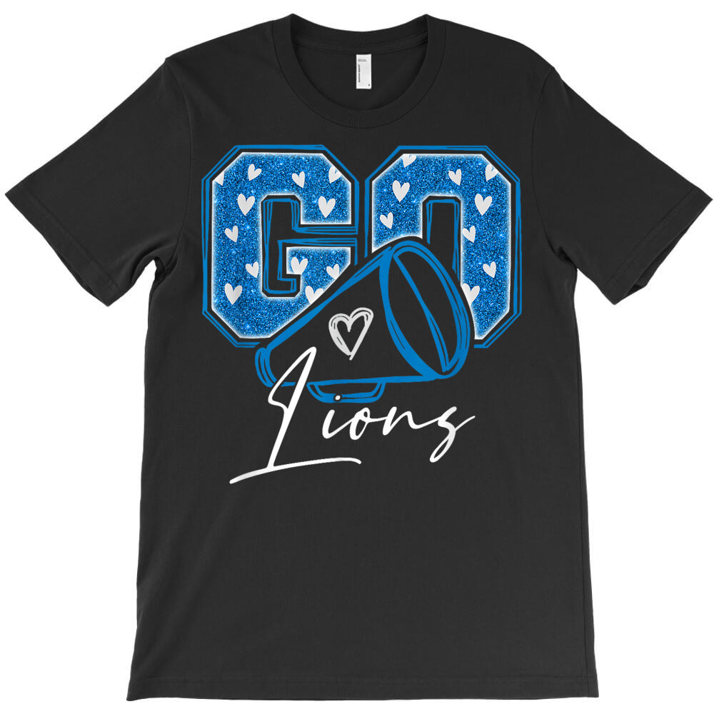 go cheer lions design gift T-Shirt