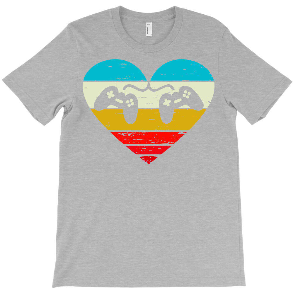 heart video gamer controller T-Shirt