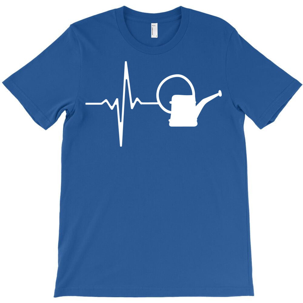 heartbeat watering can gardener T-Shirt