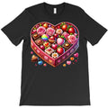 Heartshaped chocolate box with roses and fruits T-Shirt