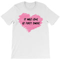 Love at First Swipe Online Couple Valentine T-Shirt