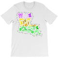 Louisiana Coquette Map La Weezy Ana Mardi Gras T-Shirt