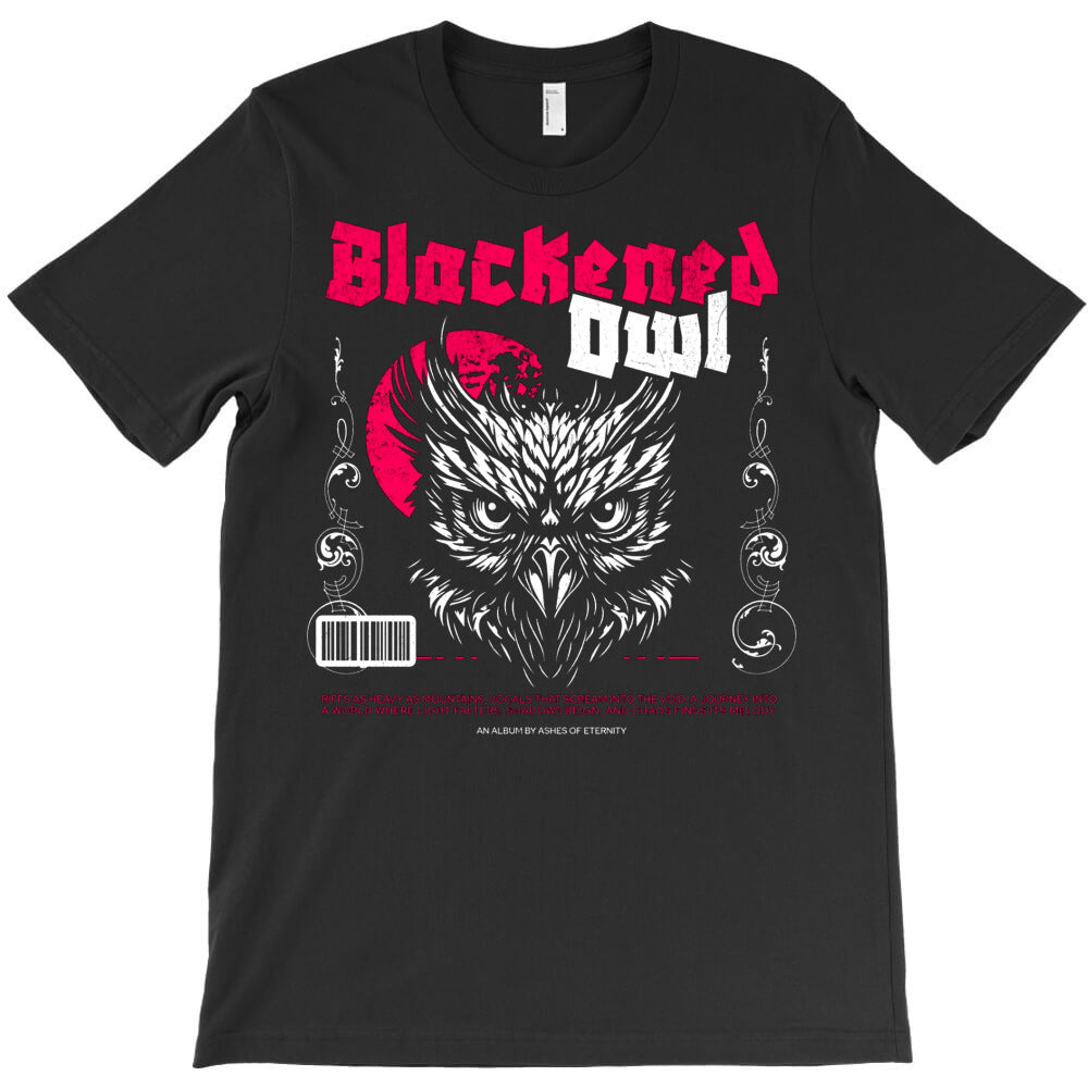 Blackened Owl Album Cover T-Shirt