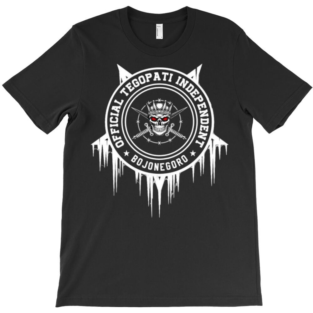 skull emblem with crossed swords T-Shirt