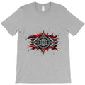 tribal mandala art with red and black accents T-Shirt