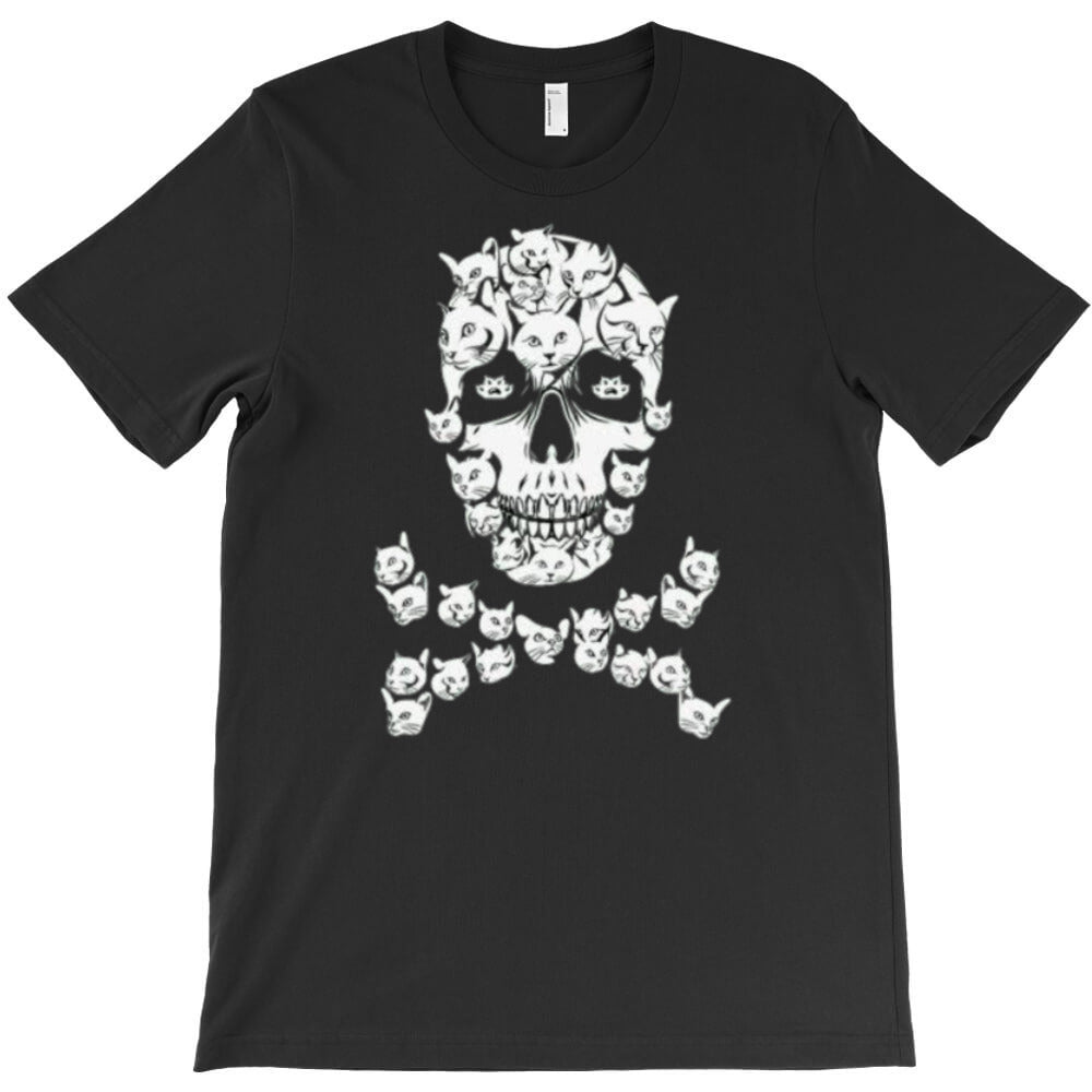 name cat skull illusion T-Shirt