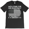 distressed american flag dissent T-Shirt