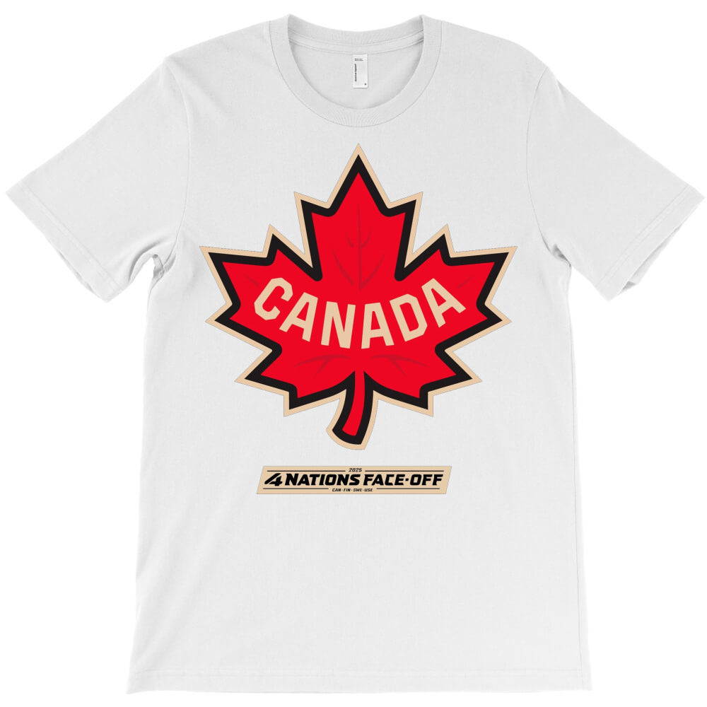 Canada 2025 Four Nations Faceoff In Stunning T-Shirt