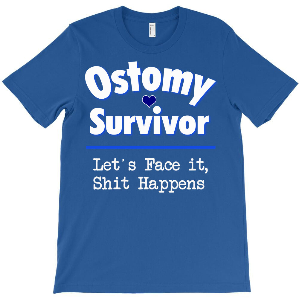 name ostomy survivor message T-Shirt