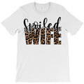 leopard print love spoiled wife T-Shirt