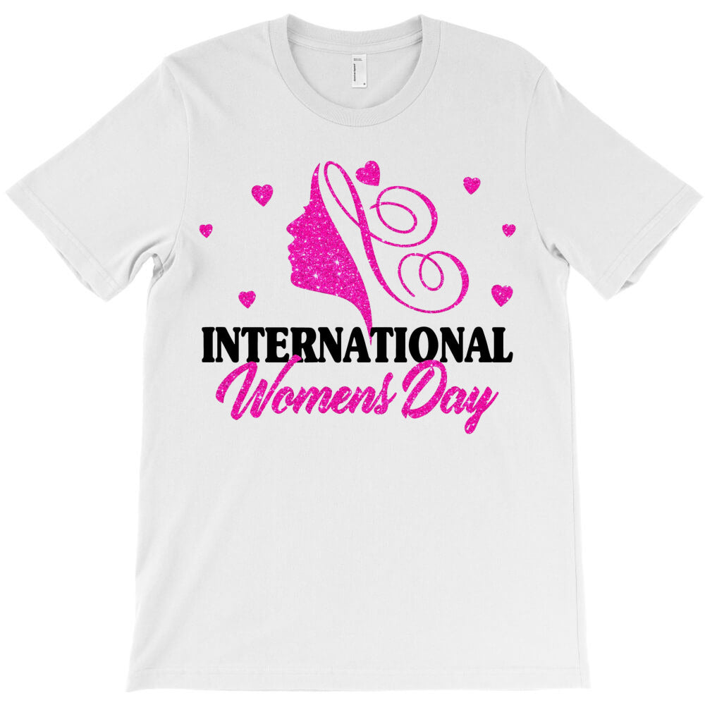 Sparkling Womens Day 2025 Silhouette T-Shirt