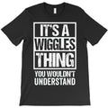 image title wiggles theme typography T-Shirt