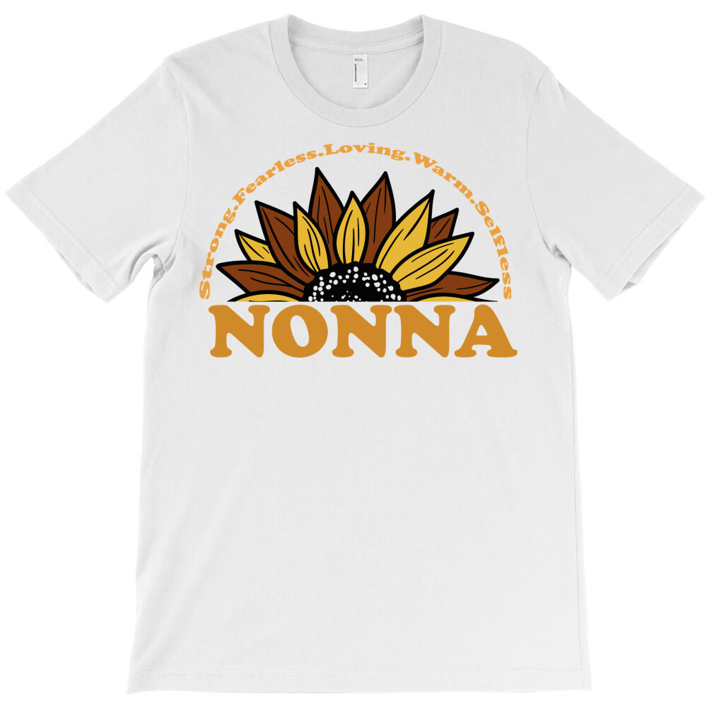 Nonna Sunflower Mothers day Sunflower for Nonnas T-Shirt