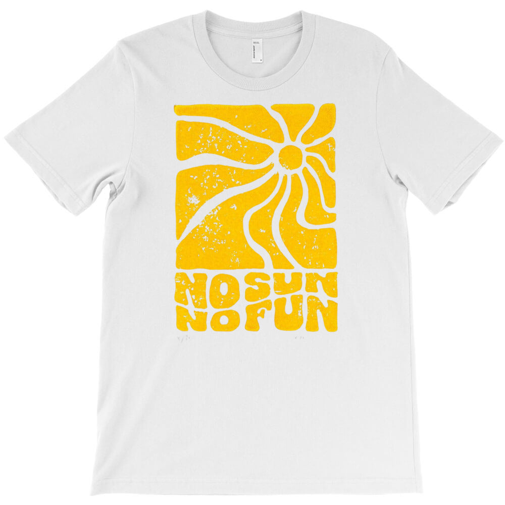 no sun no fun art T-Shirt