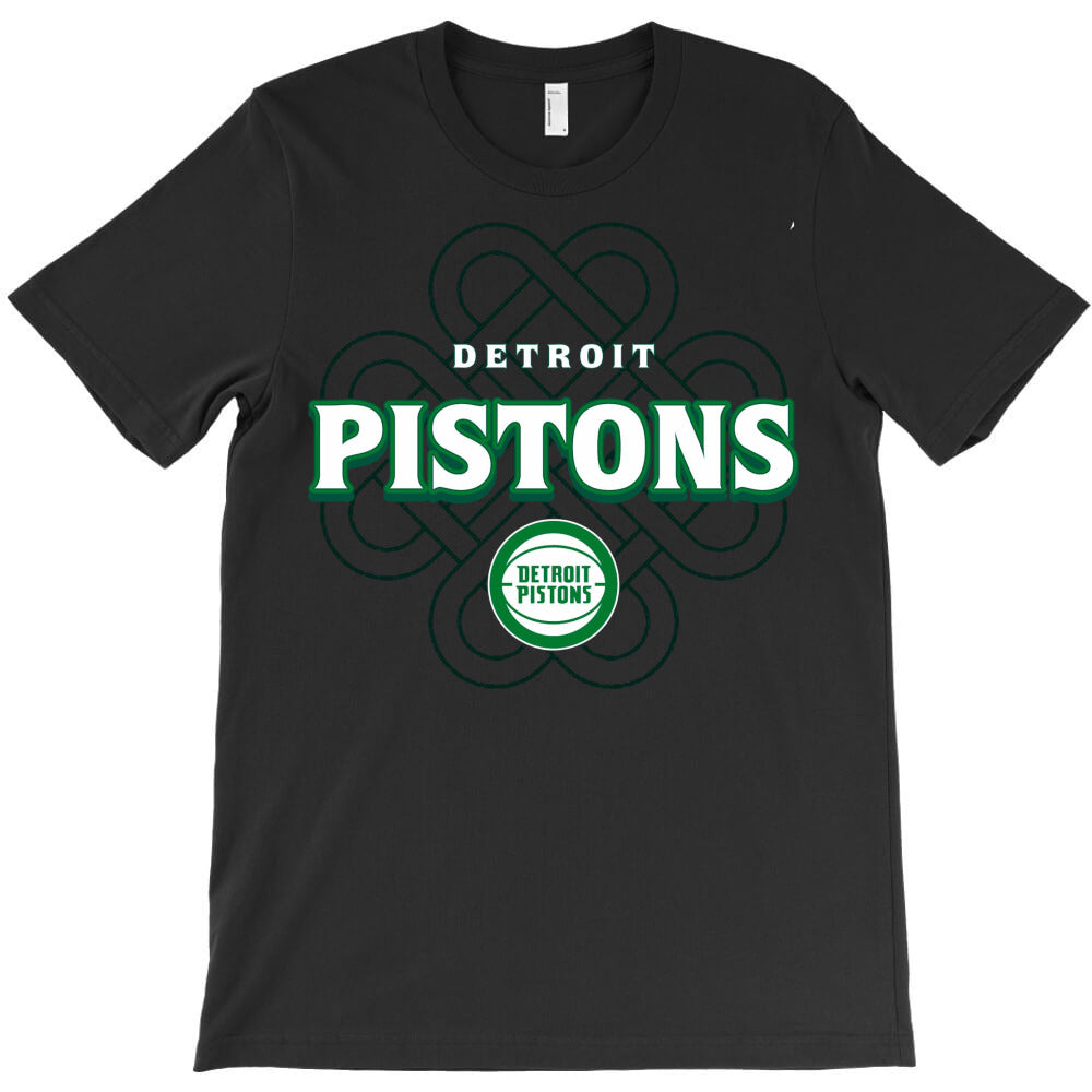 Pistons Celtic Knot - Celebrate St Patricks Day In T-Shirt