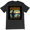 sunset fishing silhouette T-Shirt