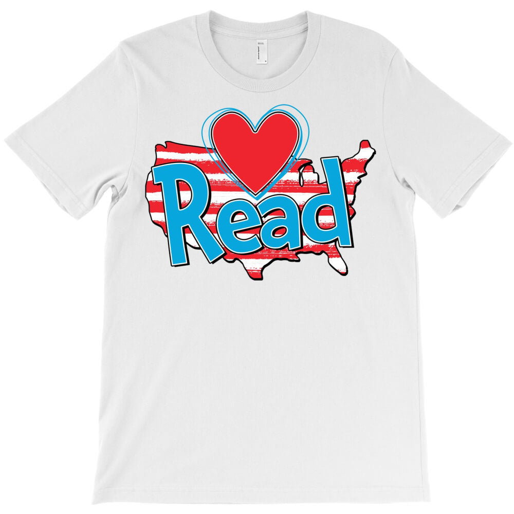 National Read America Reading Book Lover T-Shirt